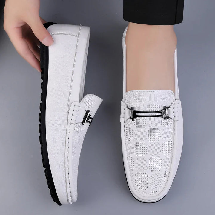 Luvik | Miesten loafers aidosta nahasta