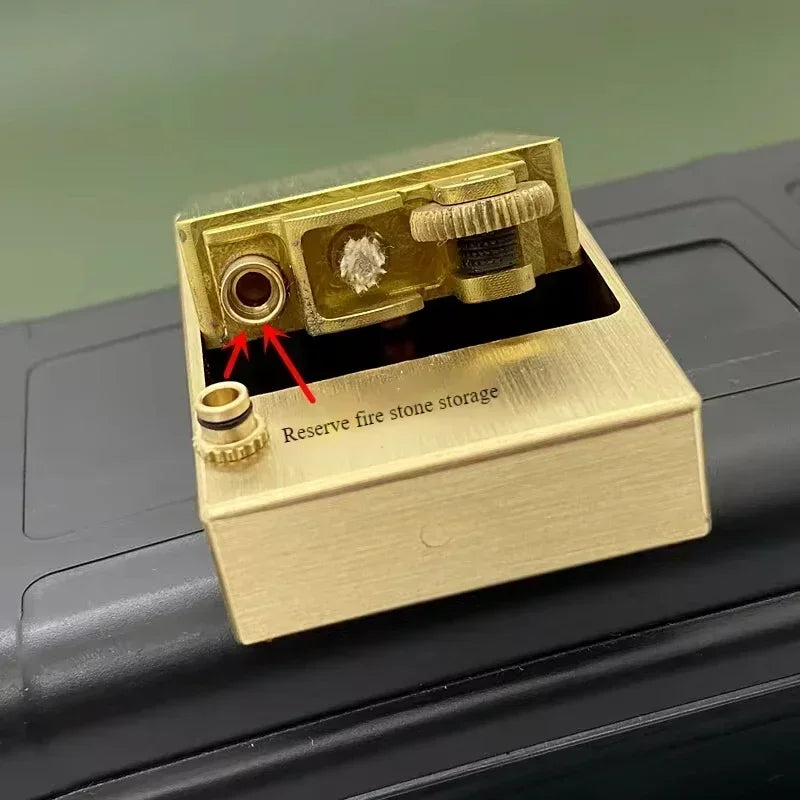 Tidlo Brass Tændstikæske Håndlavet Kerosin Lighter | Luvikno