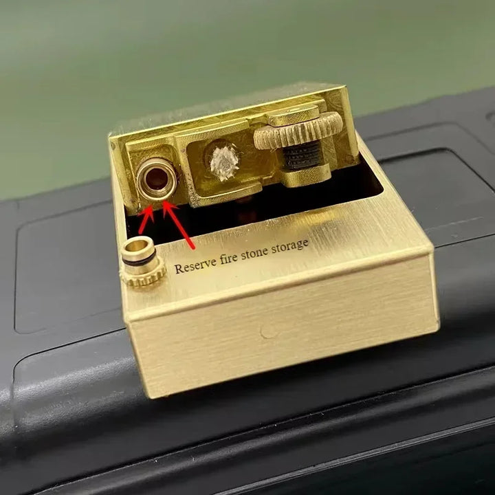 Tidlo Brass Tændstikæske Håndlavet Kerosin Lighter | Luvikno