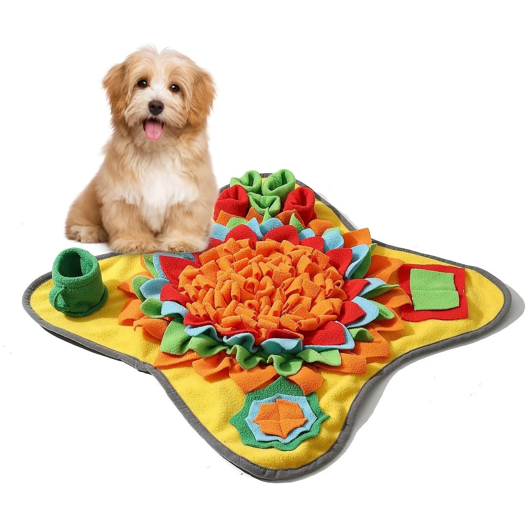 Luvikno | SnuffelPlezier | Intelligent Snuffle Mat for Dogs | Interaktivt Matleketøy Mot Kjedelighet | Fremmer Naturlige Foringsinstinkter