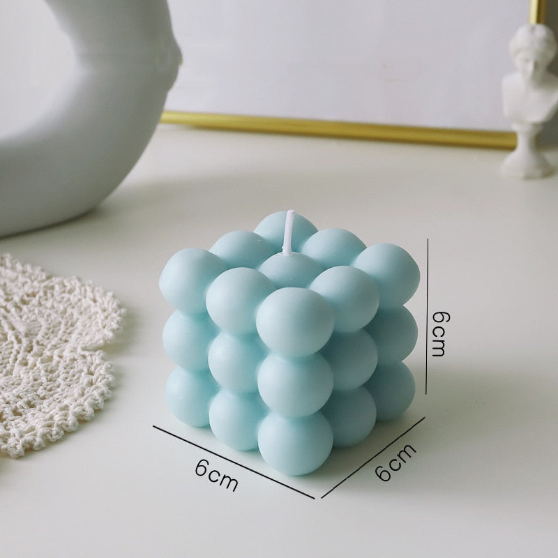 BubbleGlow Stearinlys - Trendy Stearinlys for Ditt Interiør Luvikno