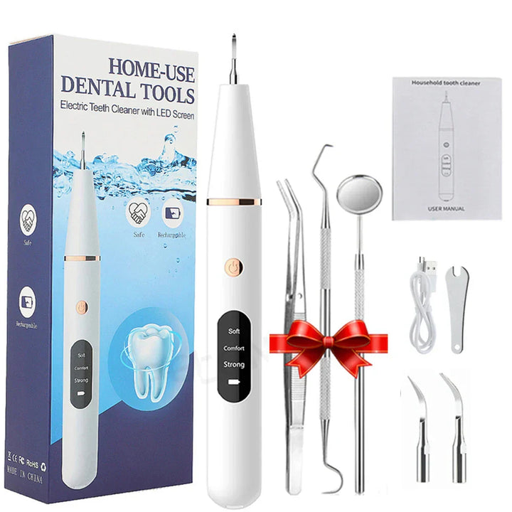 Luvikno | SmilePro Ultrasonic Tannstein Rensesystem – Effektiv Plakkfjerner for Hjemmet