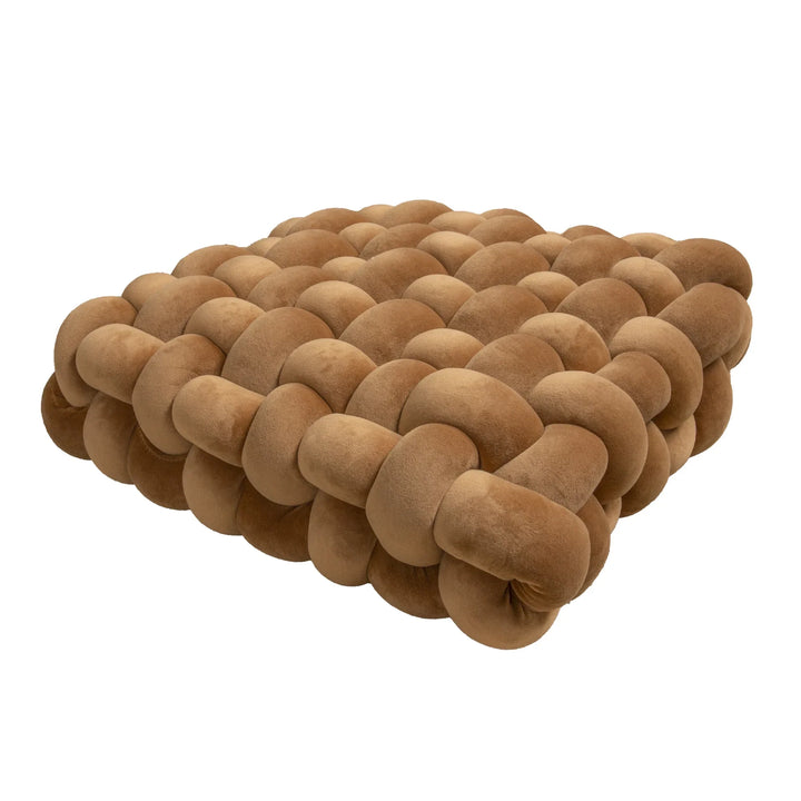 Chunky Woven Knot Cushion | Luvikno