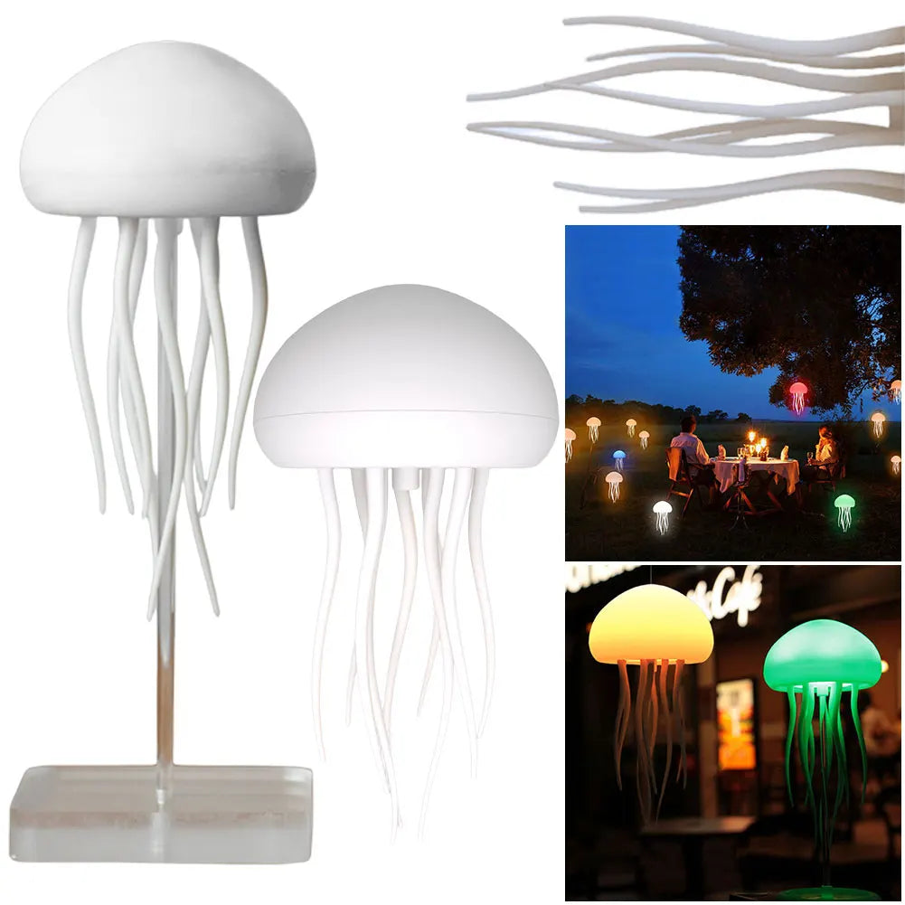 Jellyfish RGB Stemmegjenkjennings Anheng Nattlampe | Luvikno