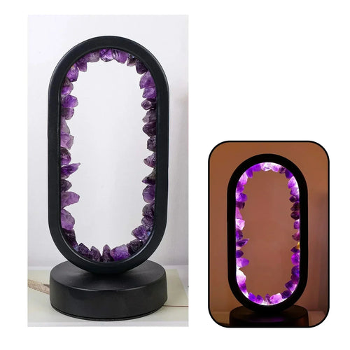 Améthystique – Elegant Naturlig Krystallbelysning Luvikno
