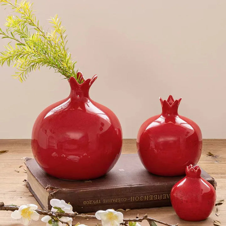 Keramisk Granateple Vase | Luvikno