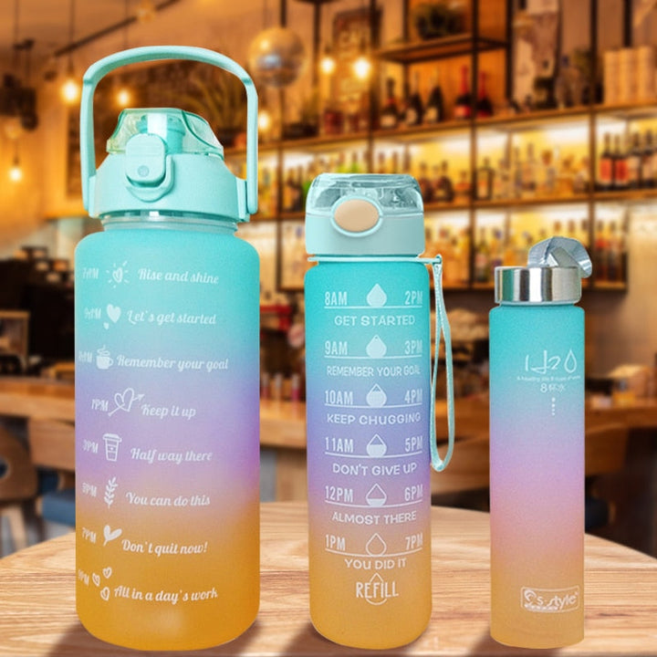 All Day Hydrate Time Marker Vannflaske | Luvikno