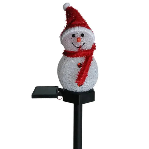 Solcel-drevet Snømann Lampe - SolarSnow | Luvikno