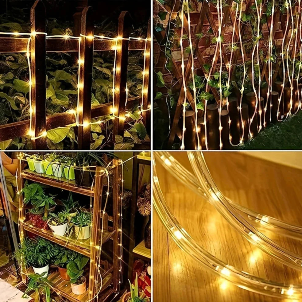 Solar Vanntett LED Seil Lys Luvikno