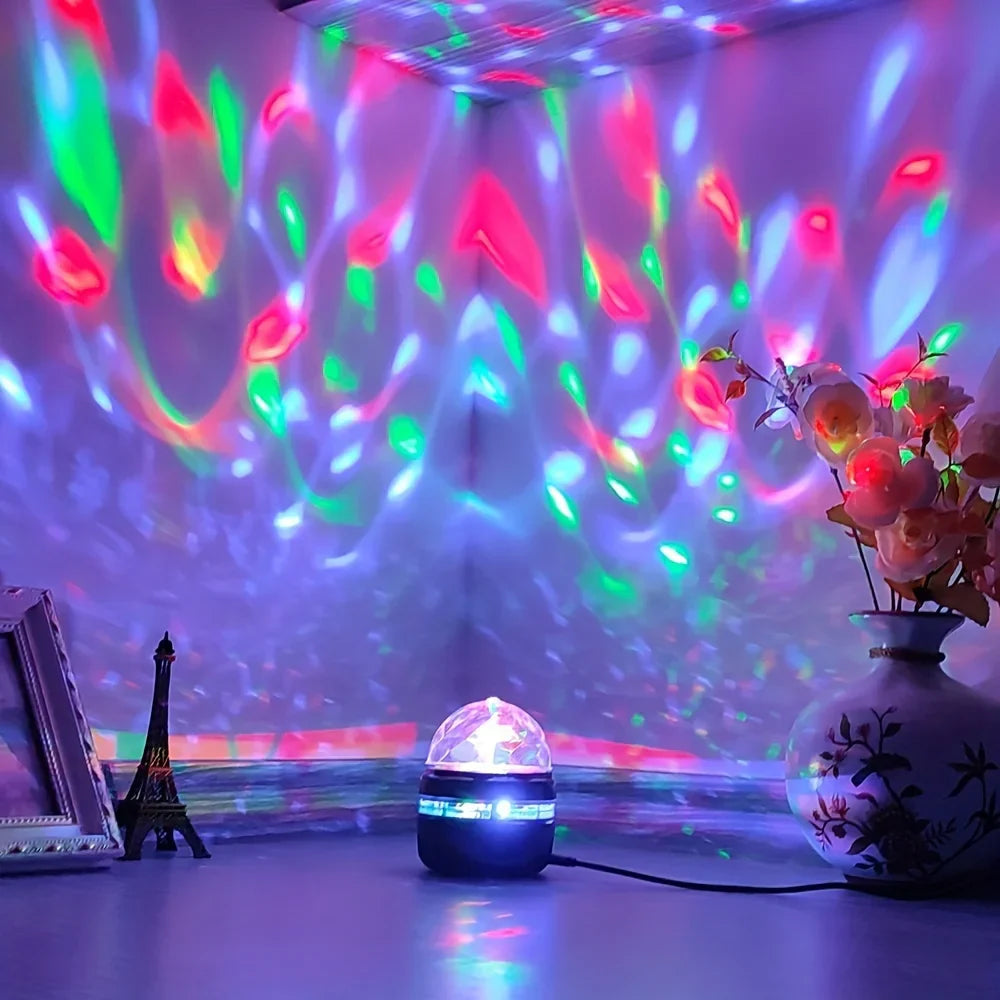 Luvikno | 360° Rotasjon USB Galaxy-projektor