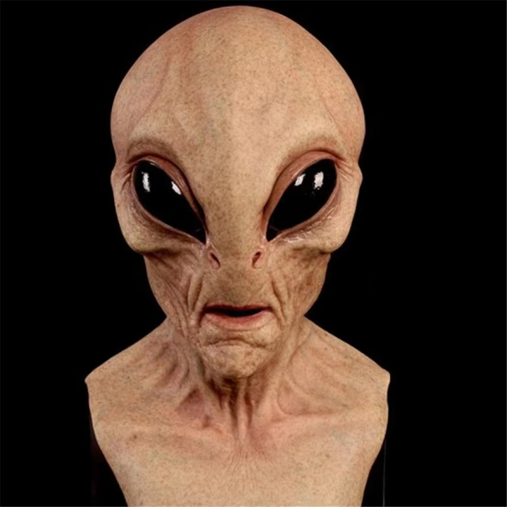 Ultimate Alien Encounter Lateks Cosplay Maske Luvikno