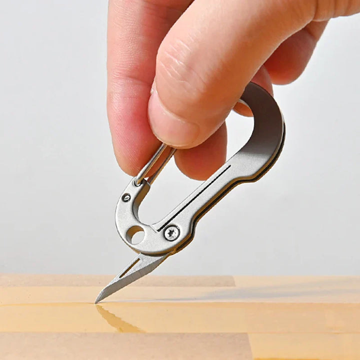 Titanium Alloy EDC Multi-Tool Nøkkelring Kniv | Luvikno