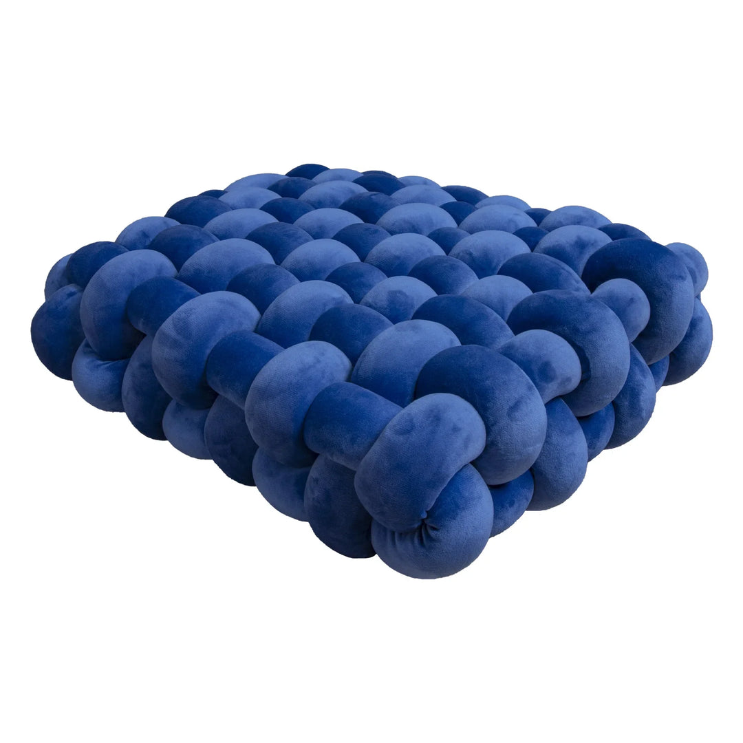 Chunky Woven Knot Cushion | Luvikno