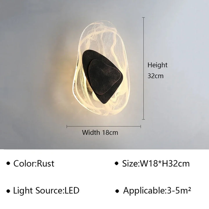 GlowElegance – LED Vegglampe for Soverom & Stue Luvikno
