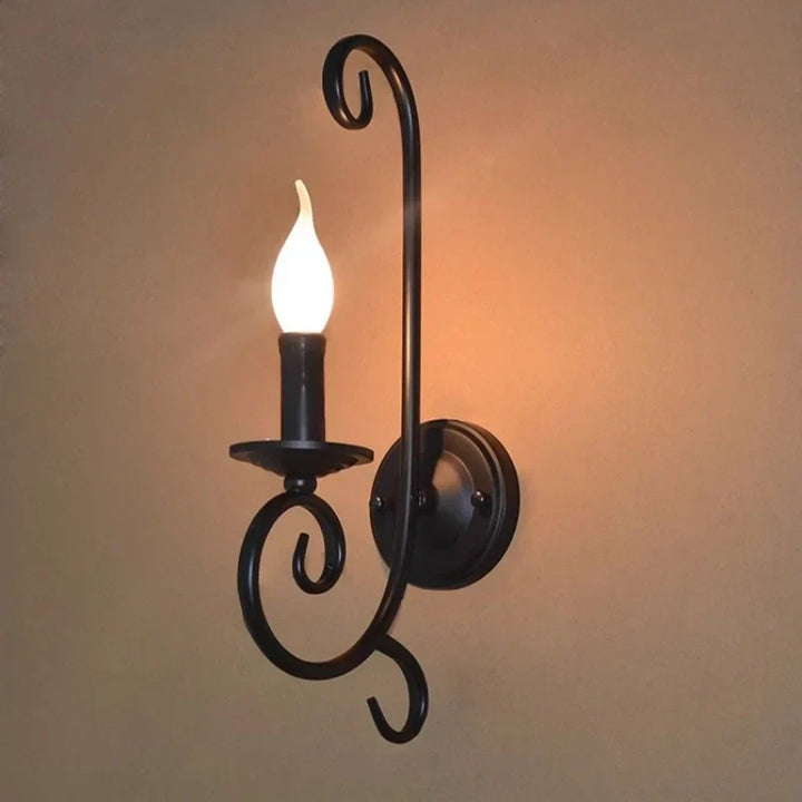 LuminousEra - Elegant Industriell Vegglampe for Soverom Luvikno