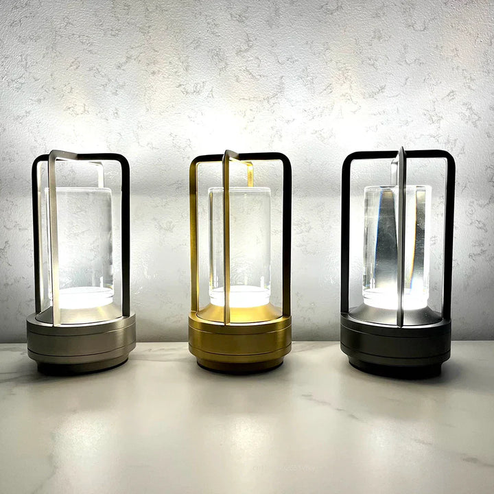 Luvikno | Oppladbar Trådløs LuxeGlow Bordlampe - Elegant Trådløs Lampe for Hver Stemning