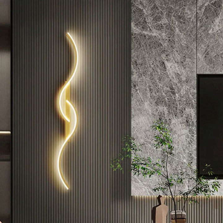 Luvikno | Moderne LED Vegglampe – Kunstnerisk Kombinasjon av Former