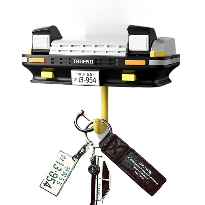 Luvikno | KeyBeam nøkkelholder bil design | Veggkroker i frontlys design | Gaveidé for bilentusiaster & menn