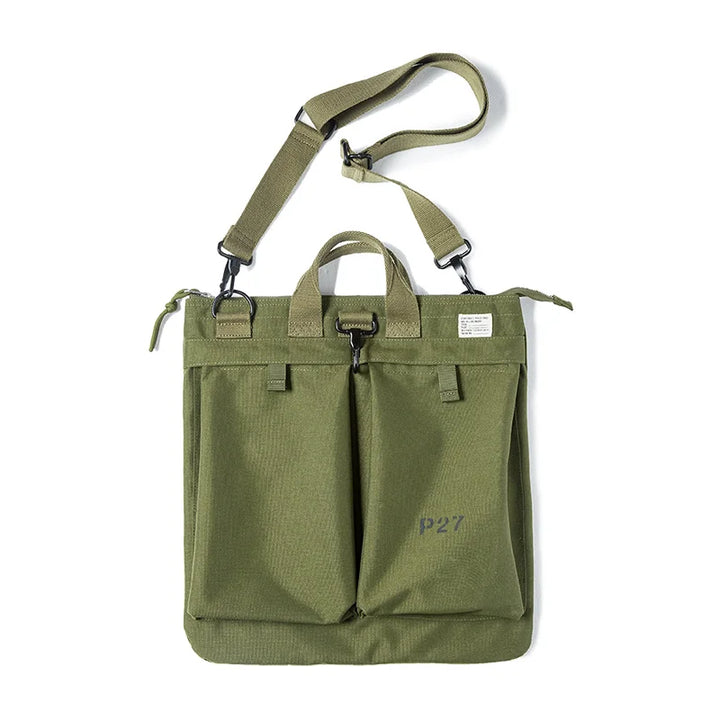 Luvikno | UrbanTrek CommanderBag Taktisk Herre Messenger Bag | Polstret & vannavstøtende | For laptop, hjelm & daglig bruk | 15.6" | Skulder & håndholdt