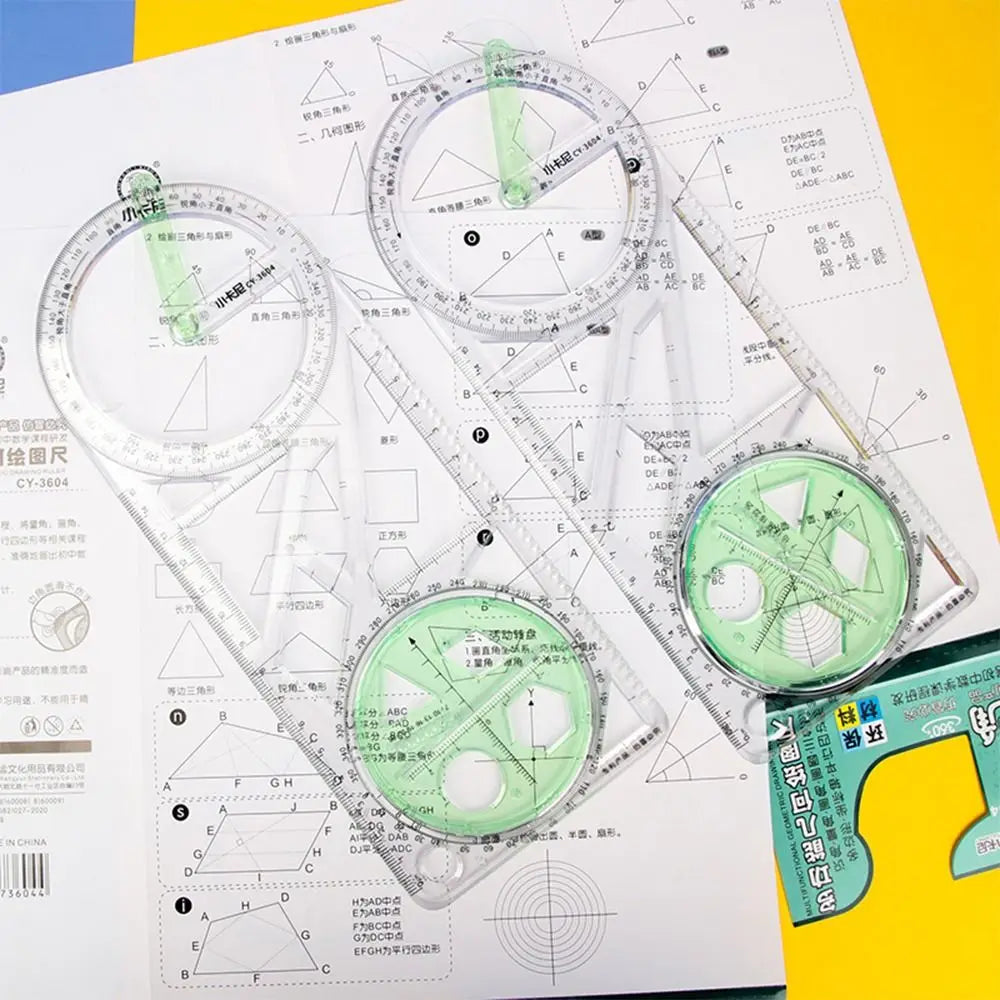 Matematikk Genius Multi-Vinkel Tegning Presisjon Linjal | Luvikno