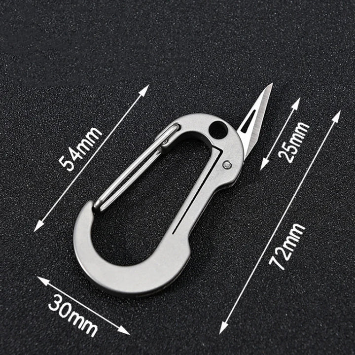 Titanium Alloy EDC Multi-Tool Nøkkelring Kniv | Luvikno