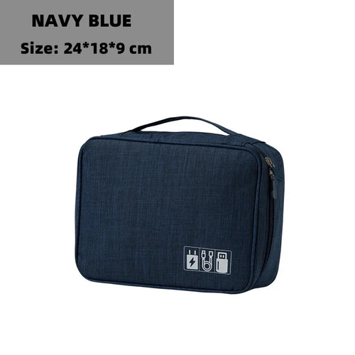 Luvikno | Baguvo Kosmetikkveske | Vannavvisende & Kompakt | 100 % Oxford Polyester | 24×18×9 cm