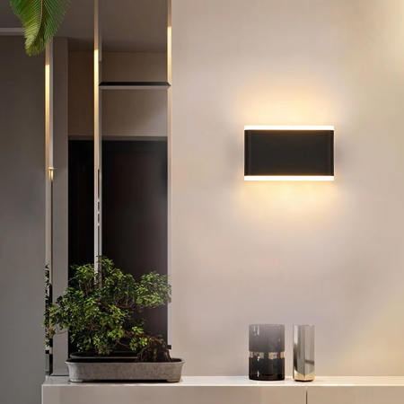 Allsidig LED Vegglampe for Innendørs og Utendørs Bruk Luvikno
