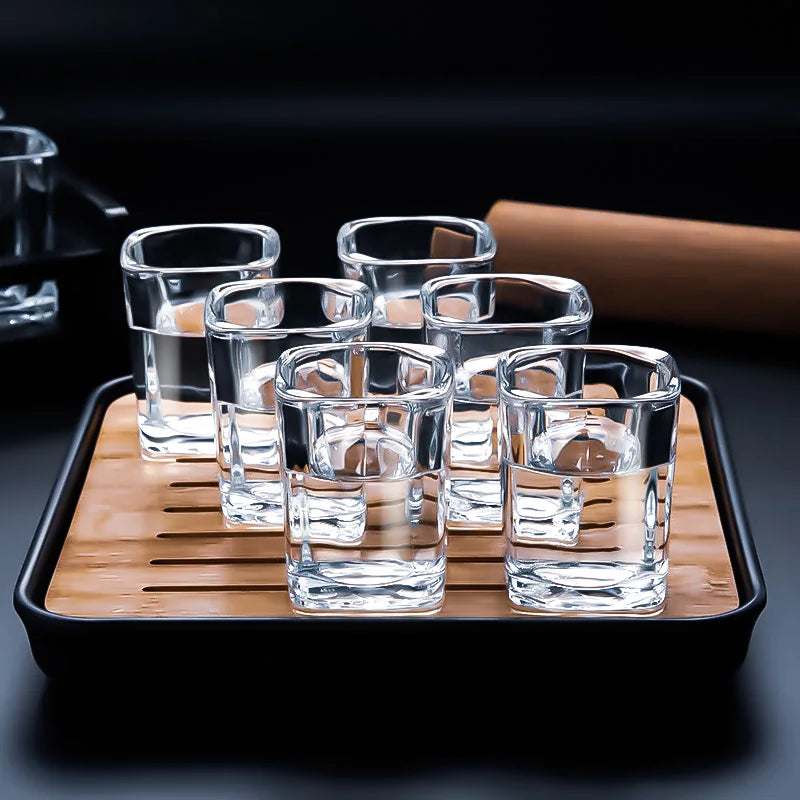 AurumLux Whisky Glass Set - Krystallglass med skål | Luvikno