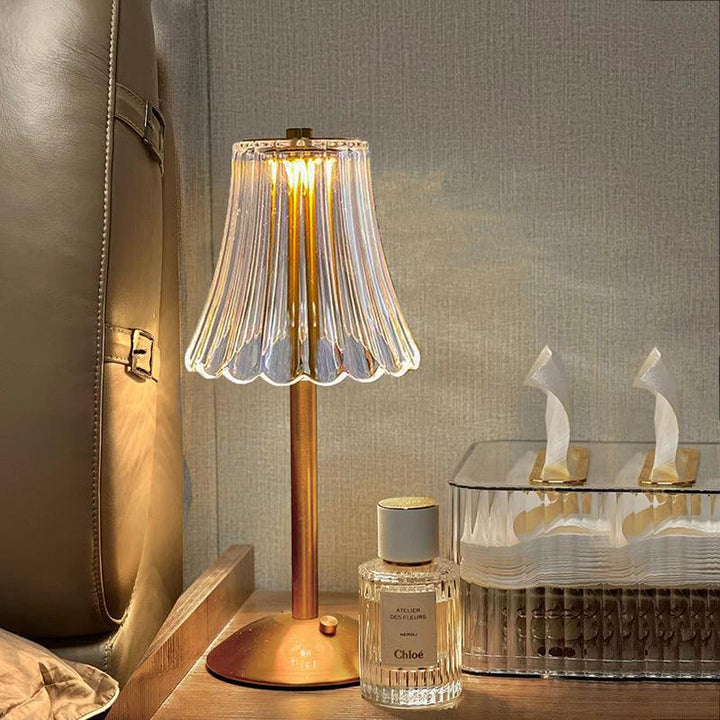 Luvikno | AuraGlow Bordlampe - Oppladbar LED-lampe med dimmefunksjon