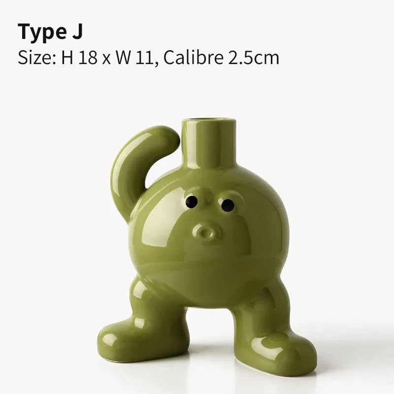 Karakter Keramikk vase | Luvikno