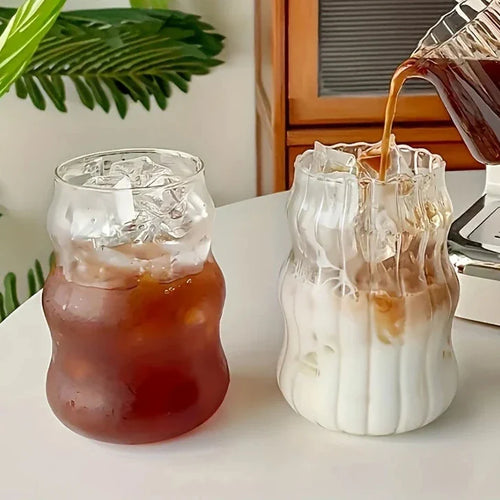 Varmebestandig ribbet tumbler 4-delt sett Luvikno