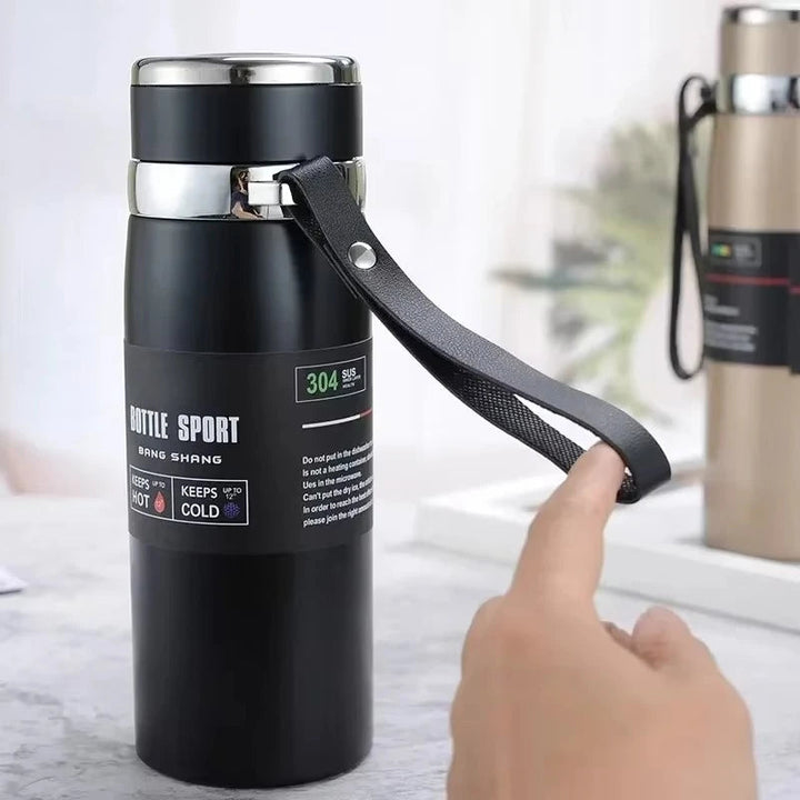 Stainless steel vacuum insulated thermos bottle 1000 ml | Luvikno