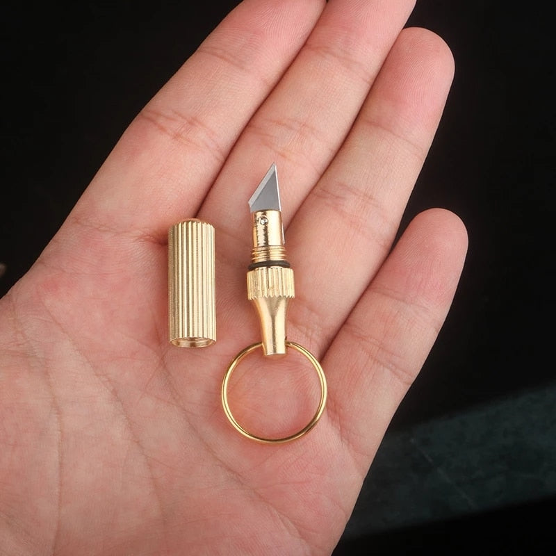 Pocket Capsule Utendørs Overlevelse Mini Kniv | Luvikno