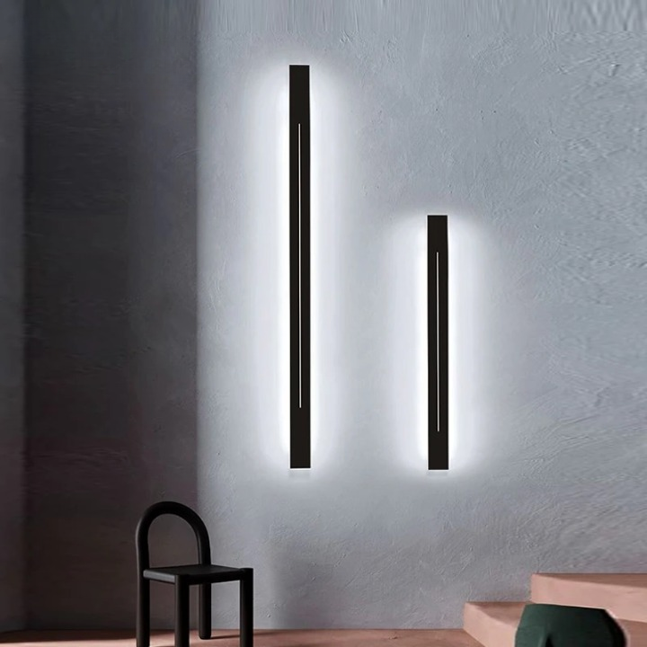 Innendørs vegglampe laget av metall og akryl for stue soverom Luvikno