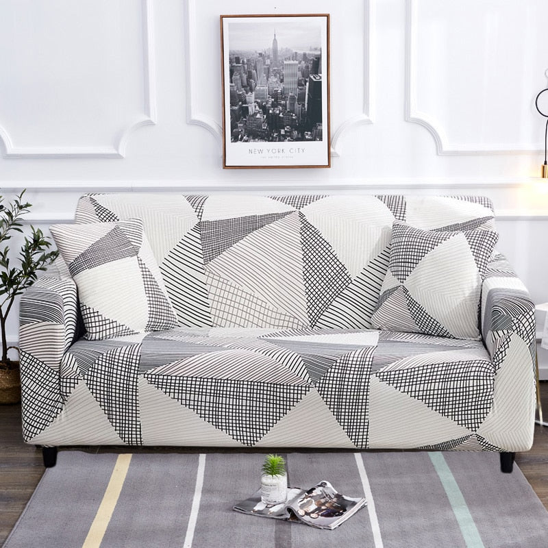 Moderne Antiskli Fargerik Elastisk Sofatrekk | Luvikno