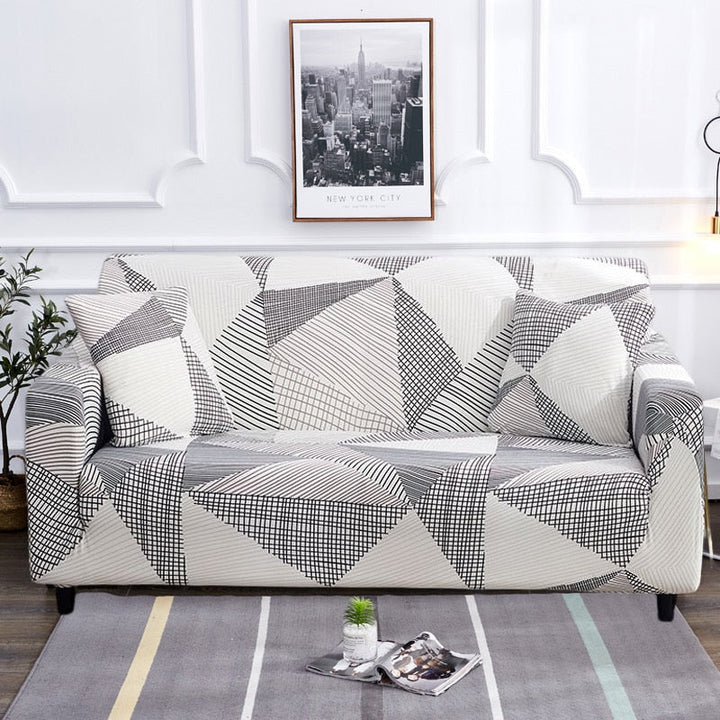 Moderne Antiskli Fargerik Elastisk Sofatrekk | Luvikno