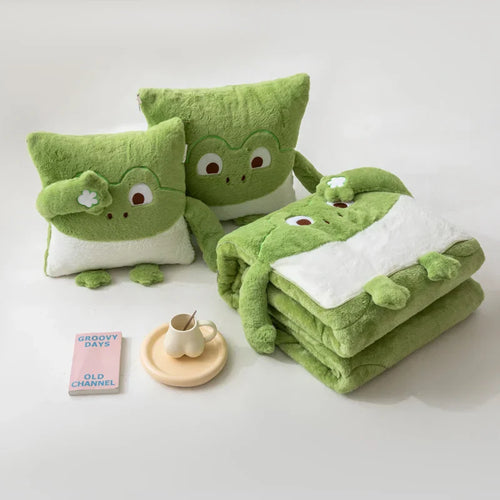 Cozy Dreams Mini Monster Quilted Pillow Luviknoanket | Luvikno