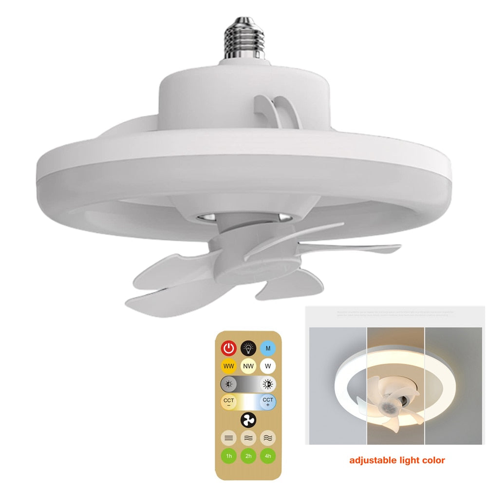 2in1 Strålende Rotasjon RC Takvifte Lampe | Luvikno