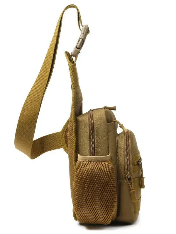 Multi-Lomme Crossbody Kompakt Fottur Brystveske | Luvikno