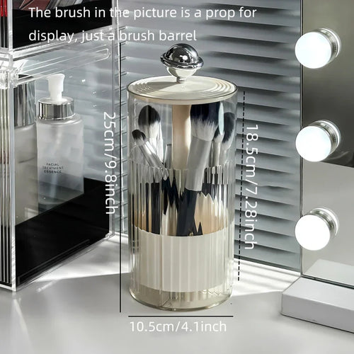 Auto Lift & Luxe Makeup Brush Organizer | Luvikno