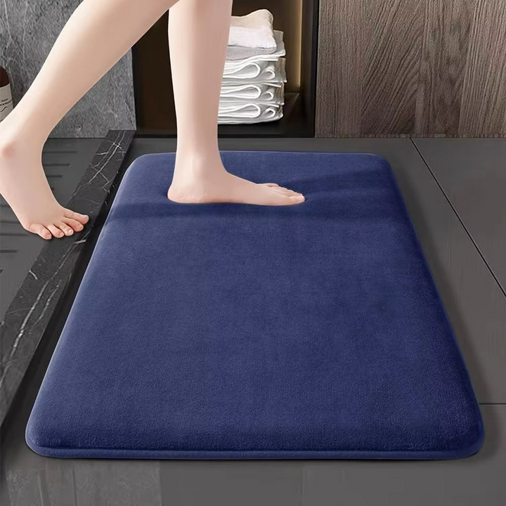 Luvikno | Ultra-absorberende, Antiskli Luksuriøs Korall Fløyel Bade Mat