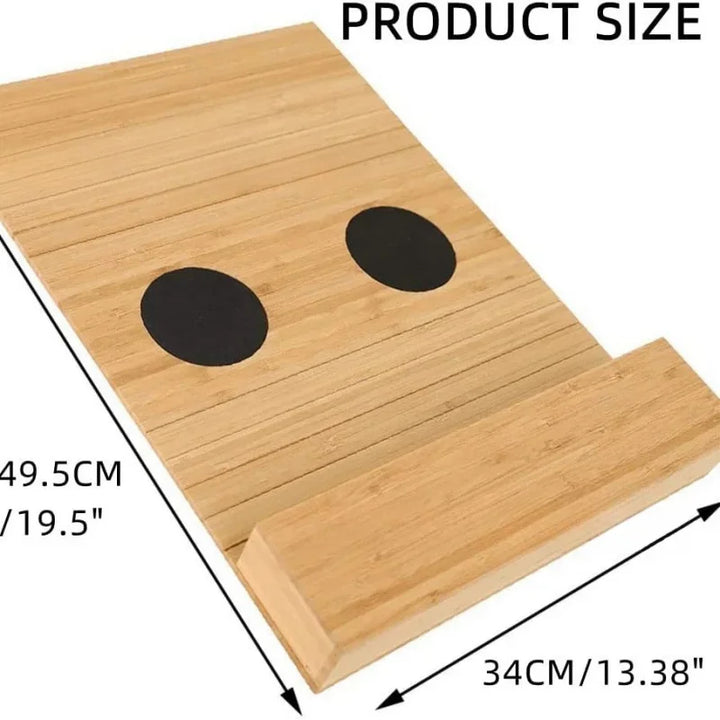 Minimalist Bamboo Sofa Armrest Organizer | Luvikno