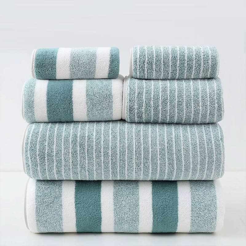 Luvikno | LUXORA – 8-delt håndkle sett laget av microfiber, myk, svært absorberende & hurtig-tørkende