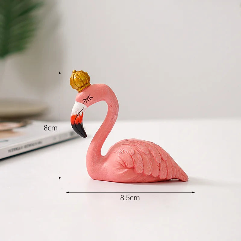 Flamora dekorativ flamingo figur – Eleganse og unik karakter for hjemmet Luvikno