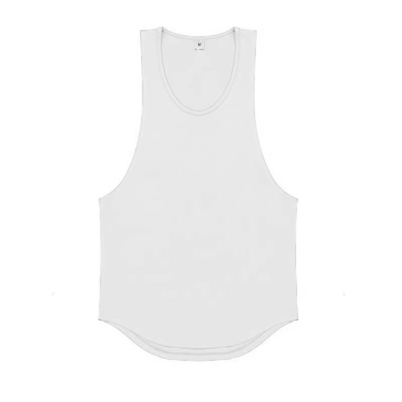 Herres Bomull Pustende Ermeløs Trenings Tank Top Luvikno
