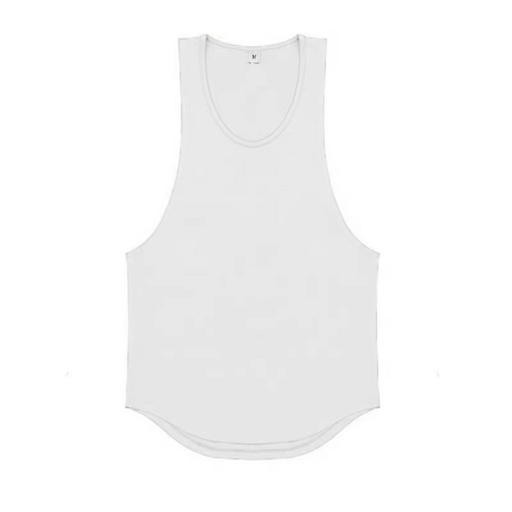 Herres Bomull Pustende Ermeløs Trenings Tank Top Luvikno