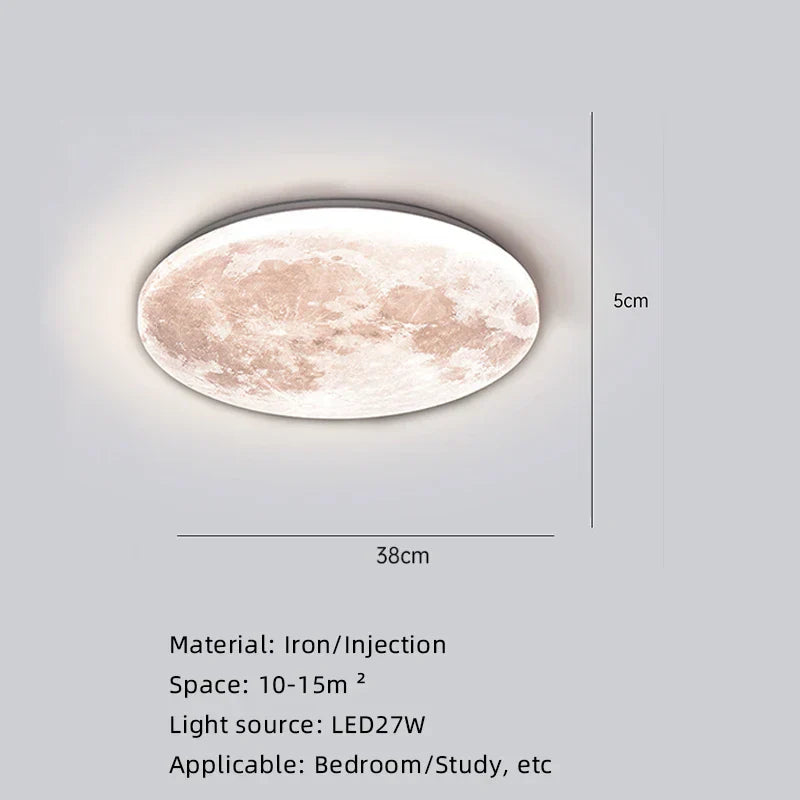 Måneoverflate Kunstnerisk Moderne Taklampe | Luvikno