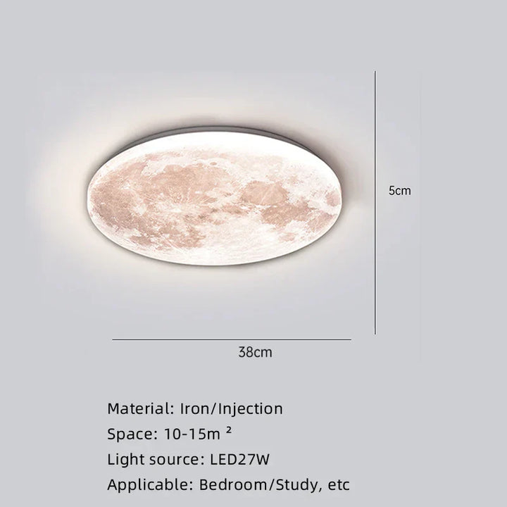 Måneoverflate Kunstnerisk Moderne Taklampe | Luvikno