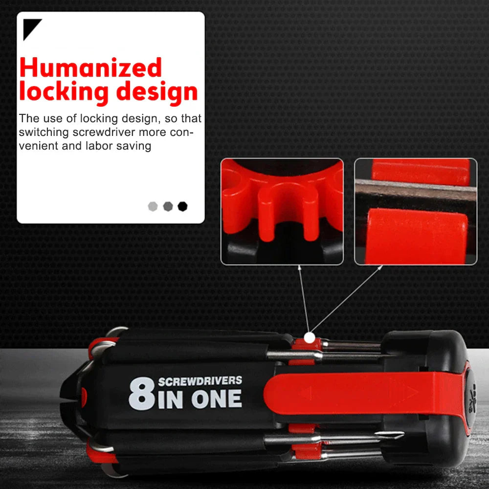 Bright Fix 8in1 LED Multi-Tool Skrutrekker | Luvikno