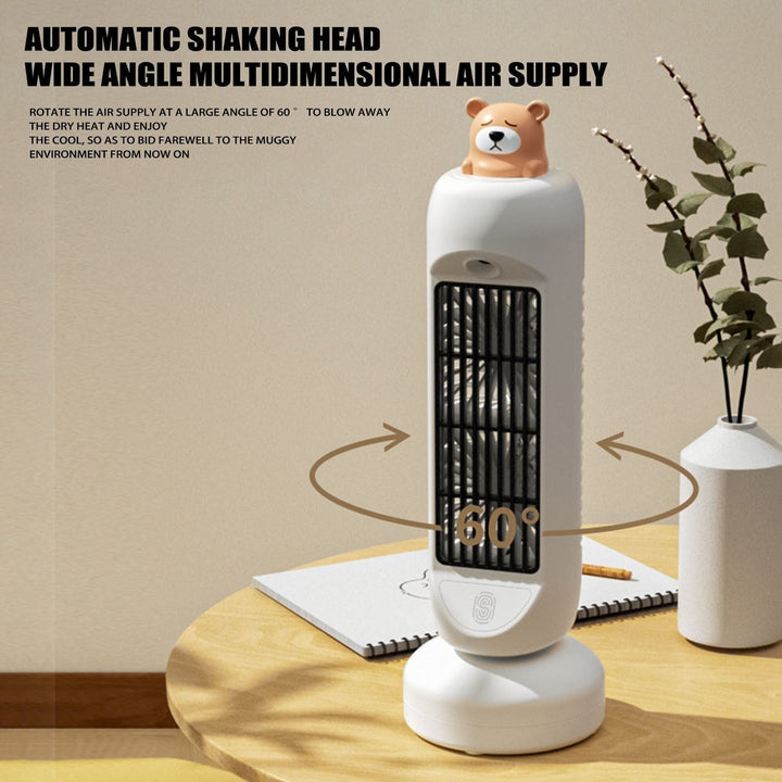 Mini Bear Air Cooler Humidifier Fan | Luvikno